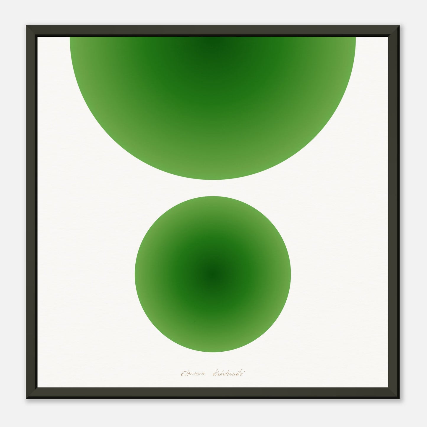 COLOR CIRCLES ● Museum-Quality Matte Paper Metal Framed Art-print by GEMAcircle Art print Sacred geometry designs for harmony