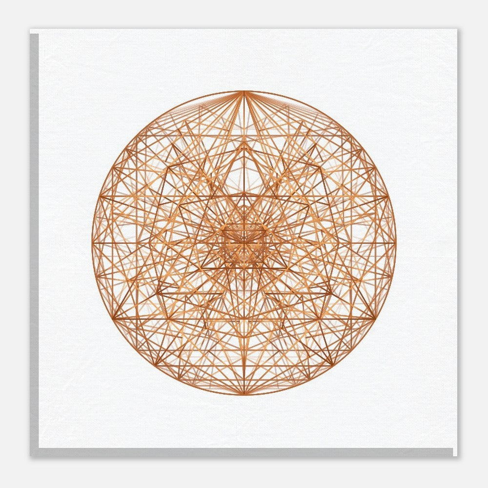 copper geometry unified 10 art print