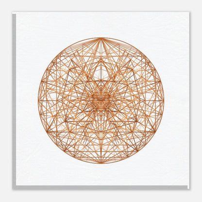 copper geometry unified 10 art print