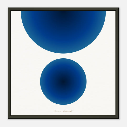 SIMPLY CALM ● Museum-Quality Matte Paper Metal Framed Art-print by GEMAcircle Art print Sacred geometry designs for harmony