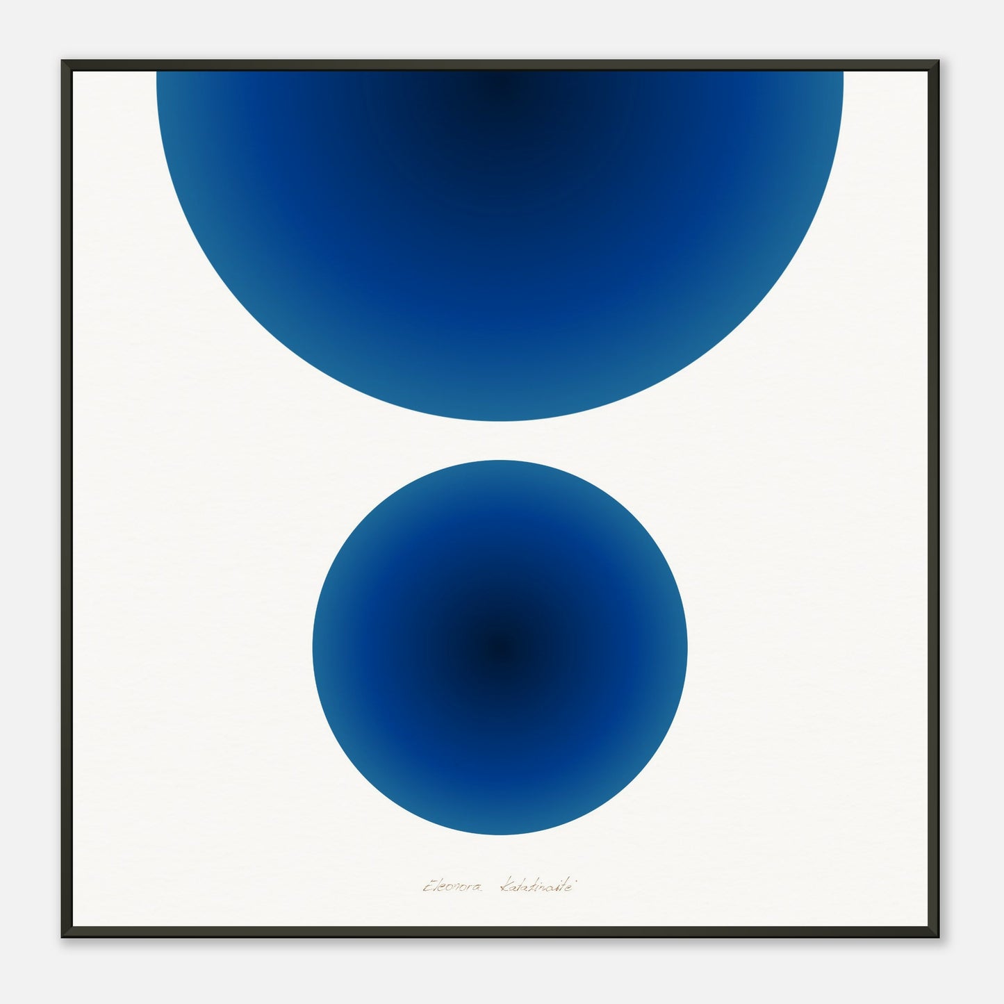 COLOR CIRCLES ● Museum-Quality Matte Paper Metal Framed Art-print by GEMAcircle Art print Sacred geometry designs for harmony