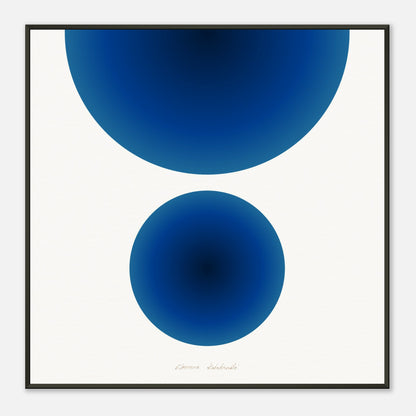 COLOR CIRCLES ● Museum-Quality Matte Paper Metal Framed Art-print by GEMAcircle Art print Sacred geometry designs for harmony