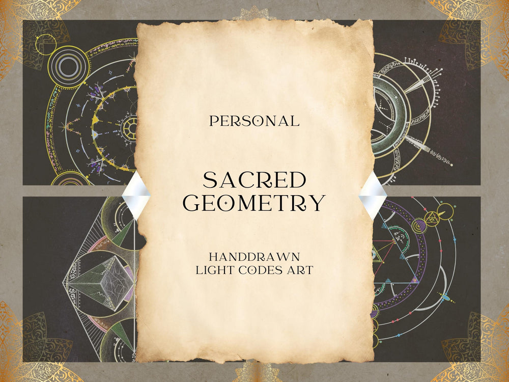 Custom Sacred Geometry Healing Art - Image 1