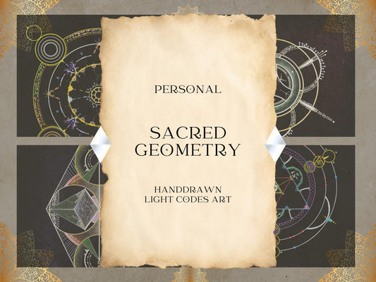 Custom Sacred Geometry Healing Art - Image 1