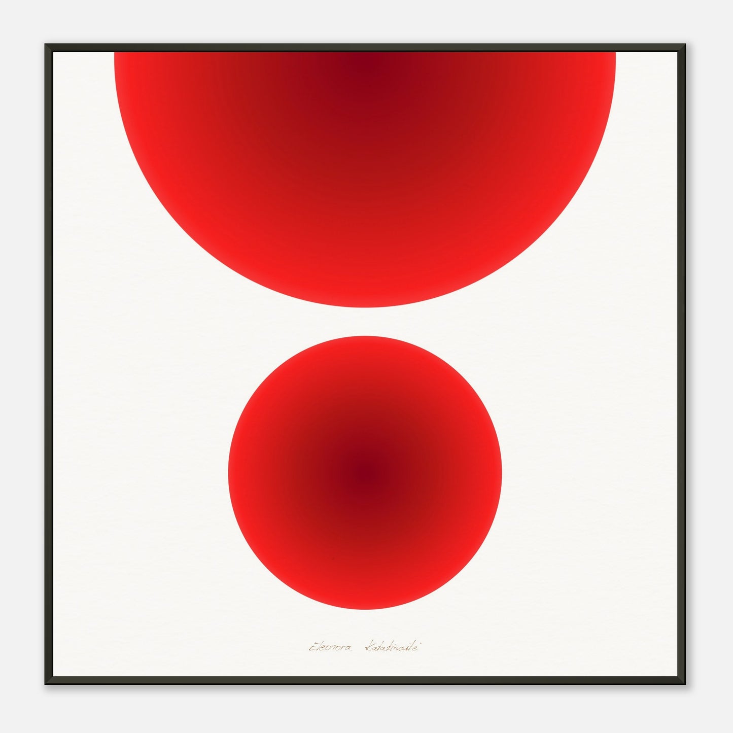 COLOR CIRCLES ● Museum-Quality Matte Paper Metal Framed Art-print by GEMAcircle Art print Sacred geometry designs for harmony