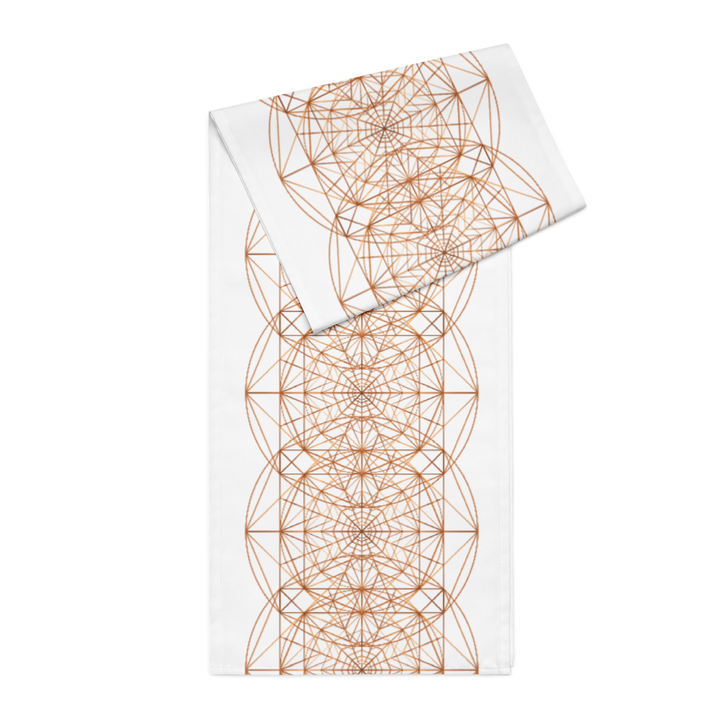 Table runner with TRIPLE OCTAGON geometry