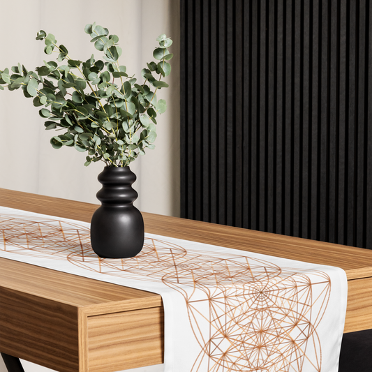 Table runner with TRIPLE OCTAGON geometry