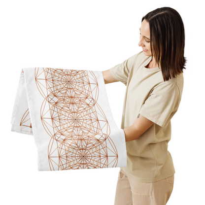 Table runner with TRIPLE OCTAGON geometry